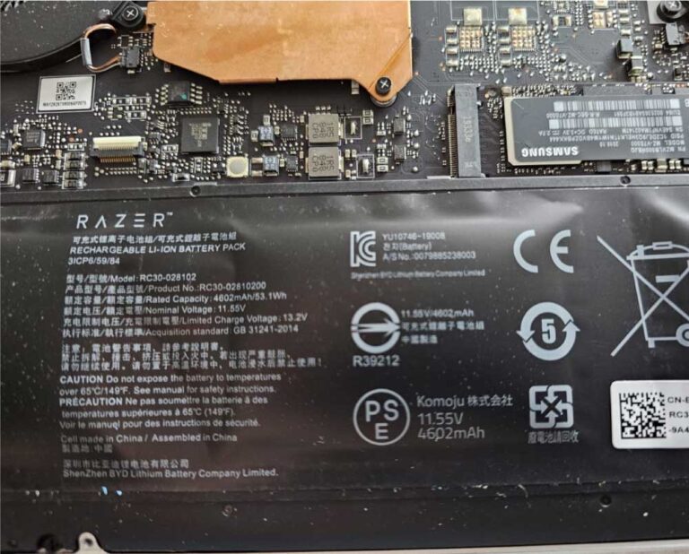 Razer Blade Battery Replacement