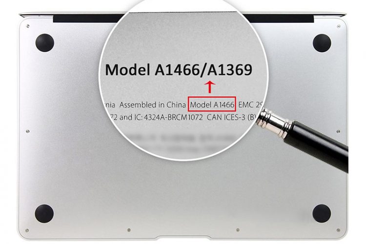 Where to find the Macbook model number - Budget PC Upgrade & Repair