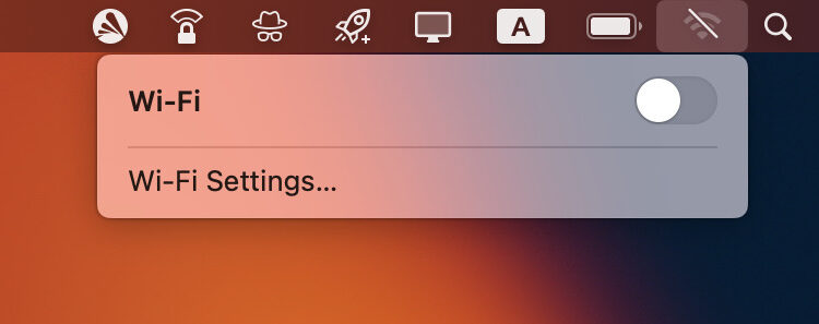 macbook wifi not turning on