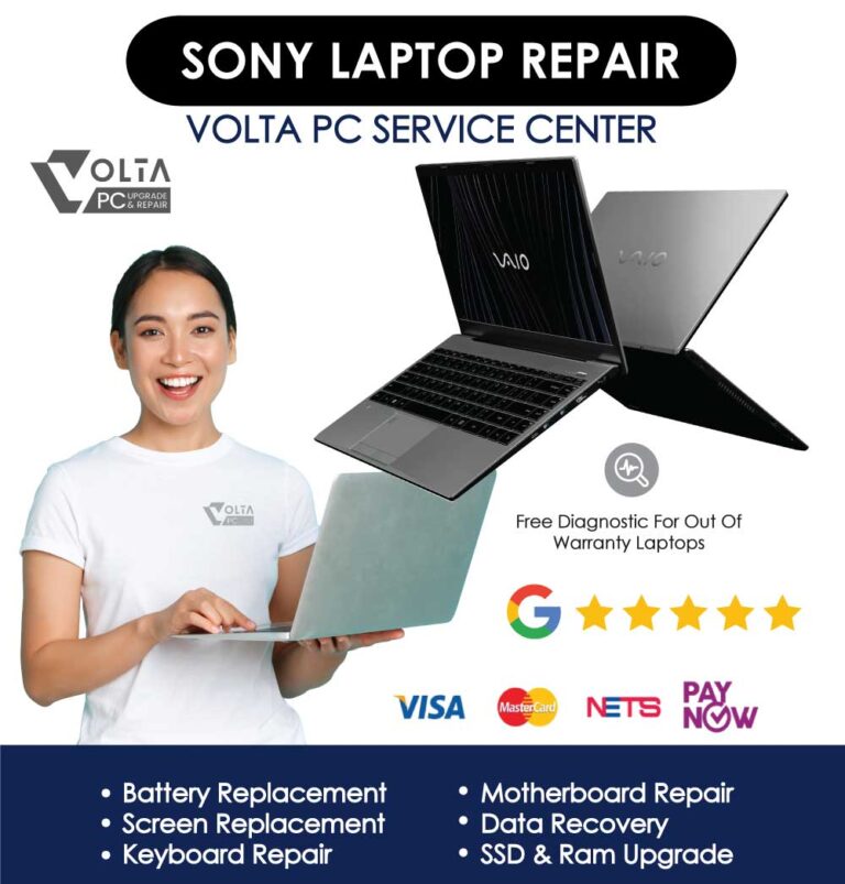 SONY Laptop Repair Singapore