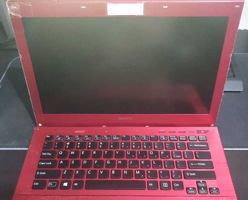Sony vaio laptop graphics card not working