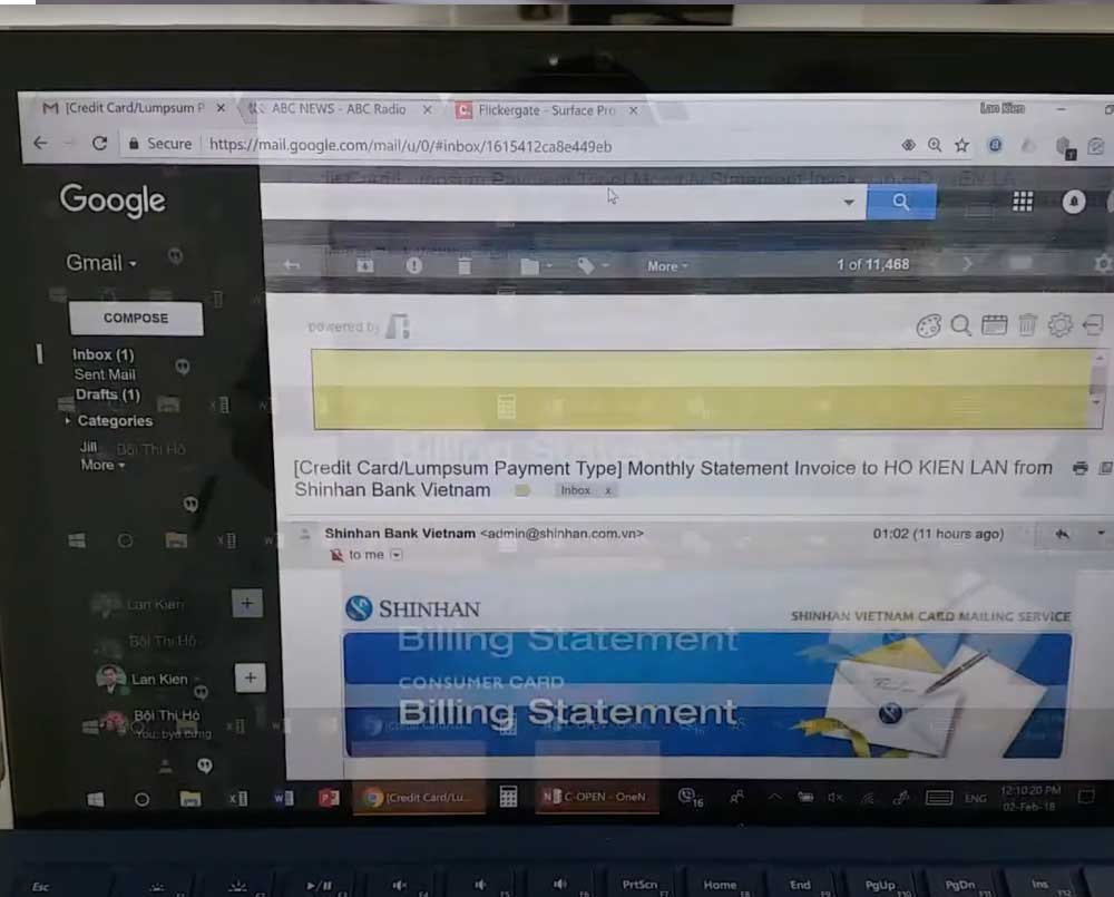 microsoft surface screen flickering issue