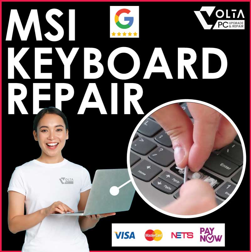 MSI Laptop Keyboard Replacement