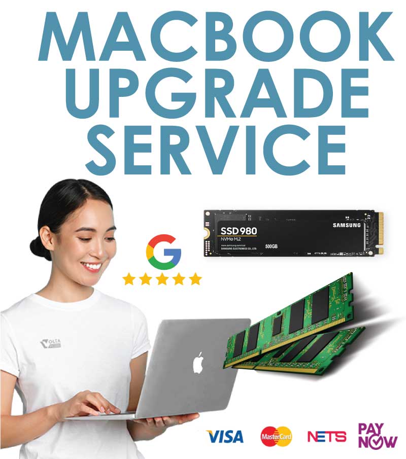 Macbook Upgrade Singapore for SSD RAM