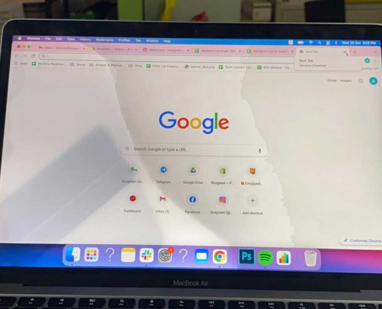 Watermark Macbook Screen from Custom