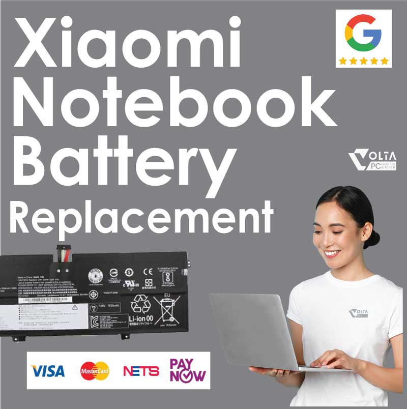 xiaomi notebook battery replacement singapore