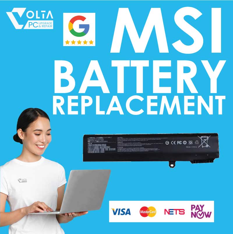 MSI Laptop Battery Replacement Singapore