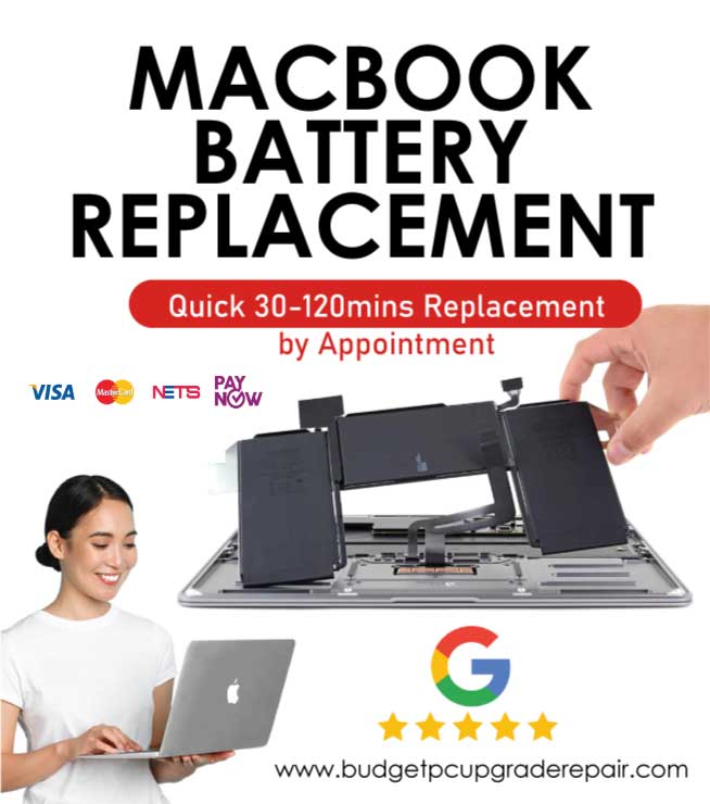 New Macbook Battery Replacement Singapore