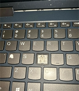 lenovo keyboard keycap broken